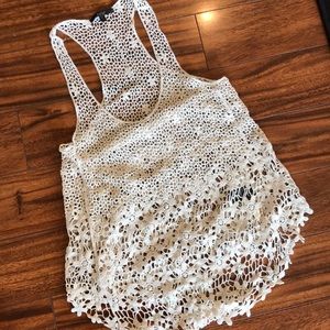 Cute crochet racerback tank